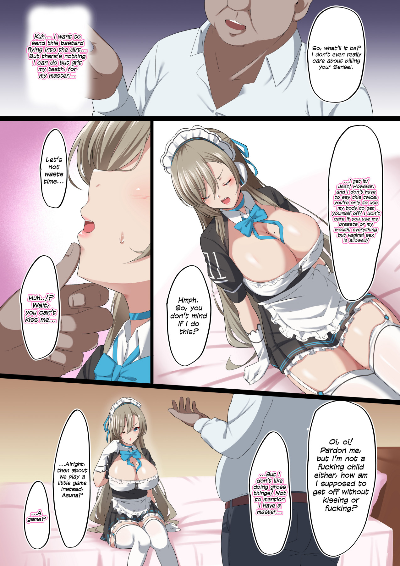 Hentai Manga Comic-My Girlfriend Was Turned Into a Sex Maid For My Creepy Boss-Read-5